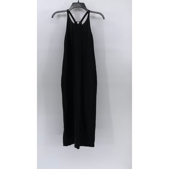GU Women's Black Knit Halter Sleeveless Pullover Midi Dress SZ S - Picture 2 of 10